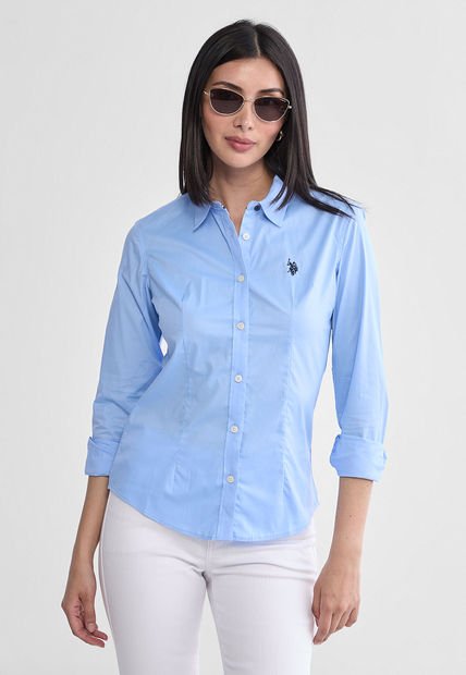 Camisa Celeste US POLO ASSN