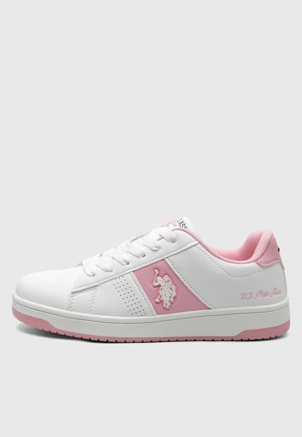 Tenis Lifestyle Blanco-Rosa Us Polo Assn