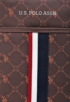 Bolso Manos Libres Café-Terracota-Plateado Us Polo Assn