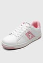 Tenis Lifestyle Blanco-Rosa Us Polo Assn de US Polo Assn