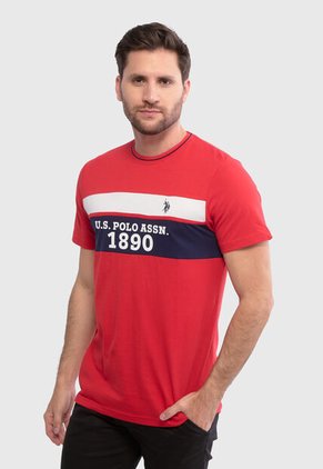 Camiseta U.S. POLO ASSN. Rojo