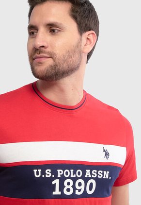 Camiseta U.S. POLO ASSN. Rojo