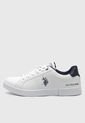 Tenis Lifestyle Blanco-Azul Us Polo Assn de US Polo Assn