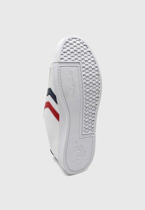Tenis Lifestyle Blanco-Azul-Rojo Us Polo Assn