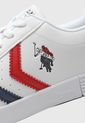 Tenis Lifestyle Blanco-Azul-Rojo Us Polo Assn de US Polo Assn