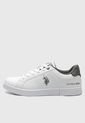 Tenis Lifestyle Blanco-Gris Us Polo Assn de US Polo Assn