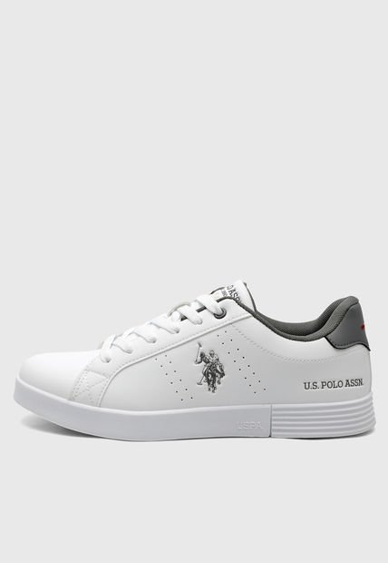 Tenis Lifestyle Blanco-Gris Us Polo Assn