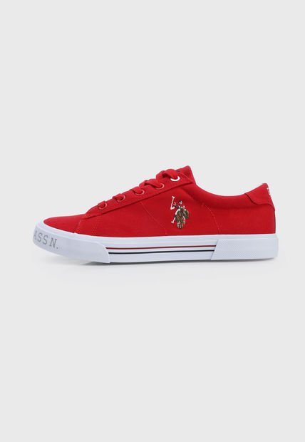 Tenis Lifestyle Rojo-Blanco-Azul Us Polo Assn