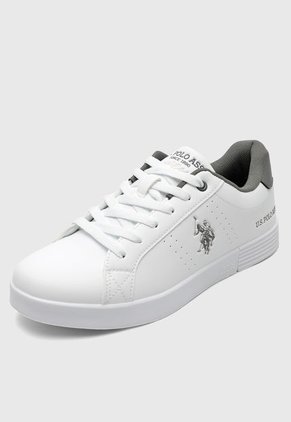 Tenis Lifestyle Blanco-Gris Us Polo Assn