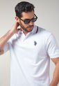 Polo Blanco-Azul-Rojo Us Polo Assn de US Polo Assn