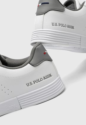 Tenis Lifestyle Blanco-Gris Us Polo Assn