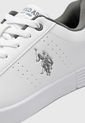 Tenis Lifestyle Blanco-Gris Us Polo Assn de US Polo Assn