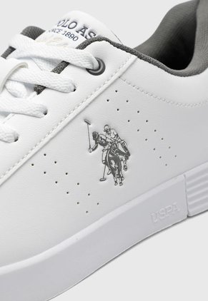 Tenis Lifestyle Blanco-Gris Us Polo Assn