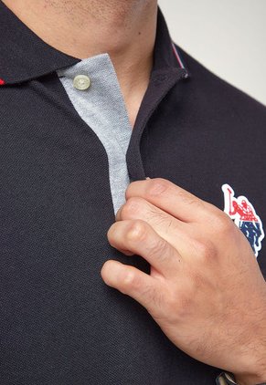 Polo Negro-Rojo-Azul-Blanco Us Polo Assn