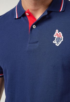 Polo Azul-Rojo-Blanco Us Polo Assn