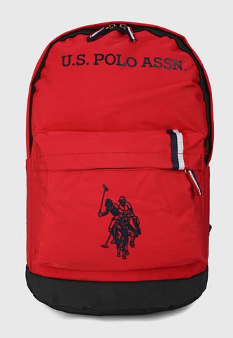 US Polo Assn - Morral  Rojo-Negro-Blanco Us Polo Assn