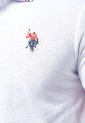 Polo Blanco-Rojo-Azul Us Polo Assn de US Polo Assn
