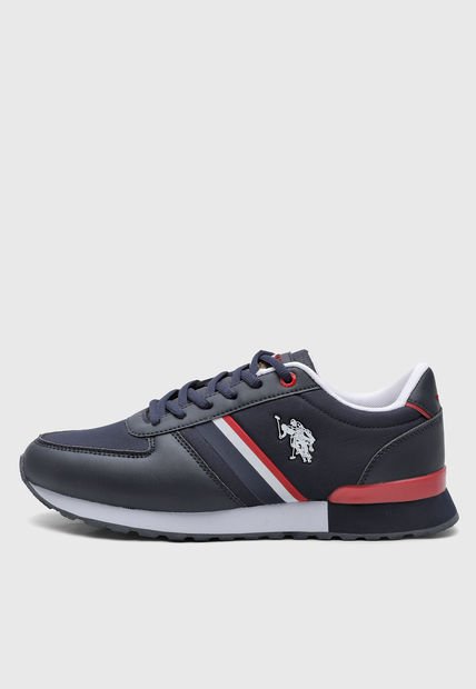 Tenis Lifestyle Azul-Blanco-Rojo Us Polo Assn