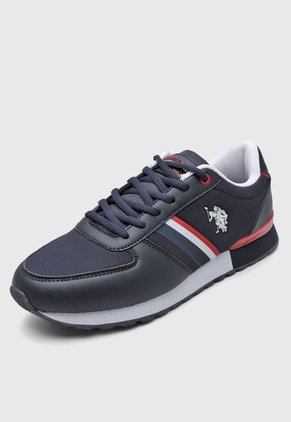 Tenis Lifestyle Azul-Blanco-Rojo Us Polo Assn