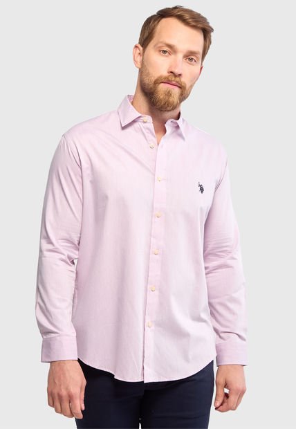 Camisa U.S. POLO ASSN. Rosa
