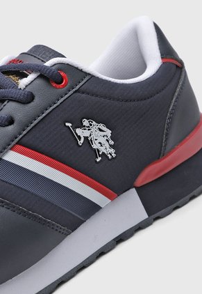 Tenis Lifestyle Azul-Blanco-Rojo Us Polo Assn