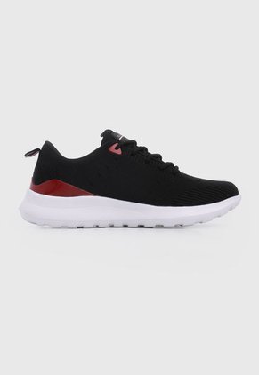 Tenis Lifestyle Negro-Blanco-Rojo Us Polo Assn