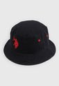 Sombrero Pesquero U.S. POLO ASSN. Negro de US Polo Assn