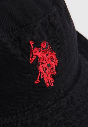 Sombrero Pesquero U.S. POLO ASSN. Negro
