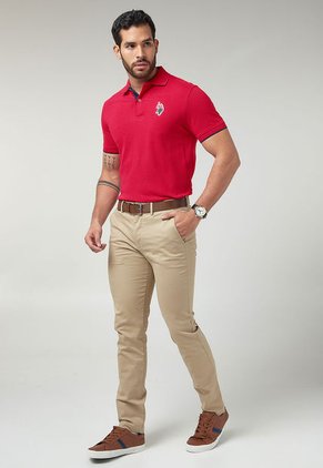 Polo Rojo-Azul-Blanco Us Polo Assn