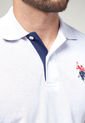 Polo Blanco-Rojo-Azul Us Polo Assn de US Polo Assn