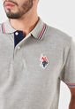 Polo Gris-Rojo-Azul Us Polo Assn de US Polo Assn