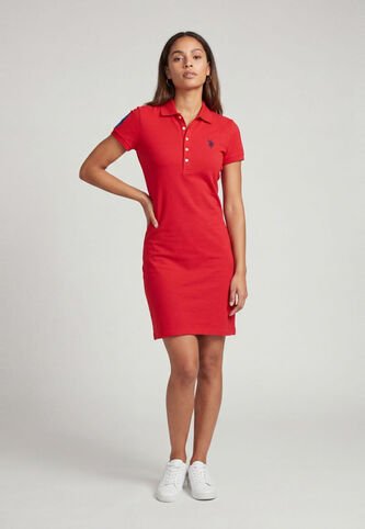 Vestido Corto U.S. POLO ASSN. Rojo US Polo Assn