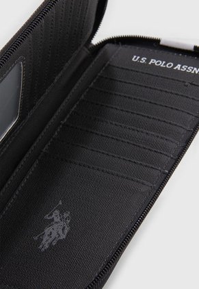 Billetera Gris Oscuro Us Polo Assn