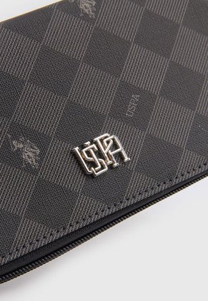 Billetera Gris Oscuro Us Polo Assn