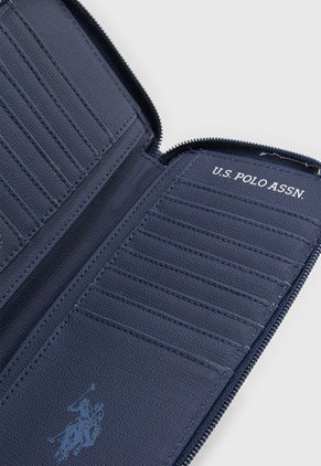 Billetera Azul Navy Us Polo Assn