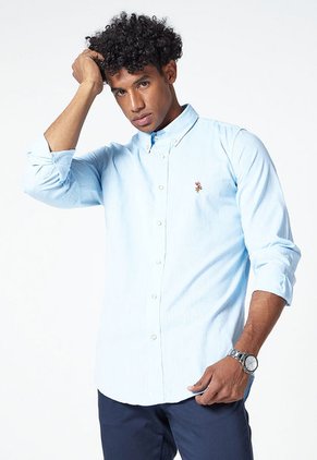 Camisa Celeste Us Polo Assn