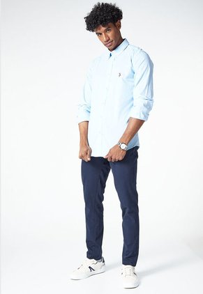 Camisa Celeste Us Polo Assn