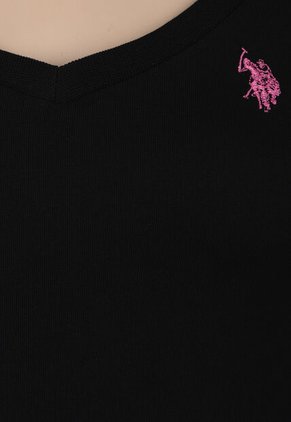 Camiseta Manga Larga U.S. POLO ASSN. Negro