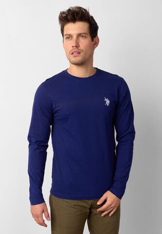 Camiseta Manga Larga U.S. POLO ASSN. Azul US Polo Assn
