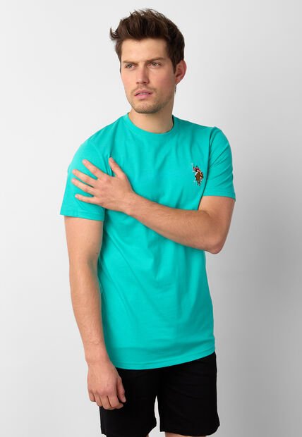 Camiseta U.S. POLO ASSN. Aguamarina