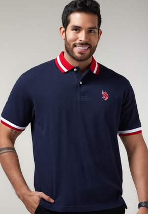 Polo Azul-Rojo-Blanco Us Polo Assn