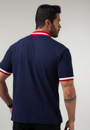 Polo Azul-Rojo-Blanco Us Polo Assn