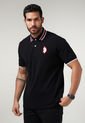 Polo Negro-Blanco-Rojo Us Polo Assn de US Polo Assn