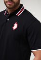 Polo Negro-Blanco-Rojo Us Polo Assn de US Polo Assn