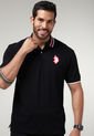 Polo Negro-Blanco-Rojo Us Polo Assn de US Polo Assn