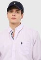 Camisa Lila Us Polo Assn de US Polo Assn