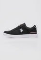 Tenis Lifestyle Negro-Blanco-Rojo Us Polo Assn de US Polo Assn