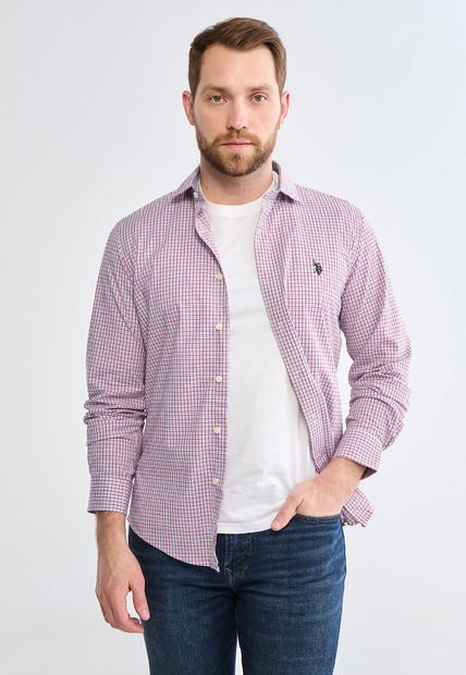 Camisa Rojo-Blanco-Azul US POLO ASSN