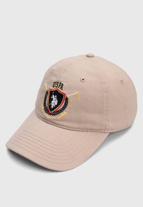 Gorra US POLO ASSN Taupe