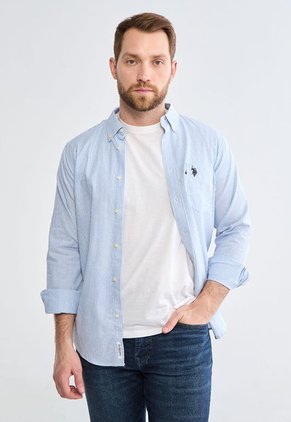 Camisa U.S. POLO ASSN. Celeste